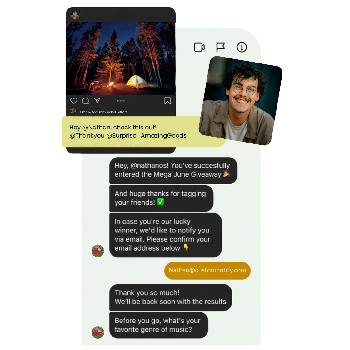 Feed posts image